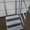 Industrietreppen Gartentreppe Stahltreppe 3 Stufen verzinkt