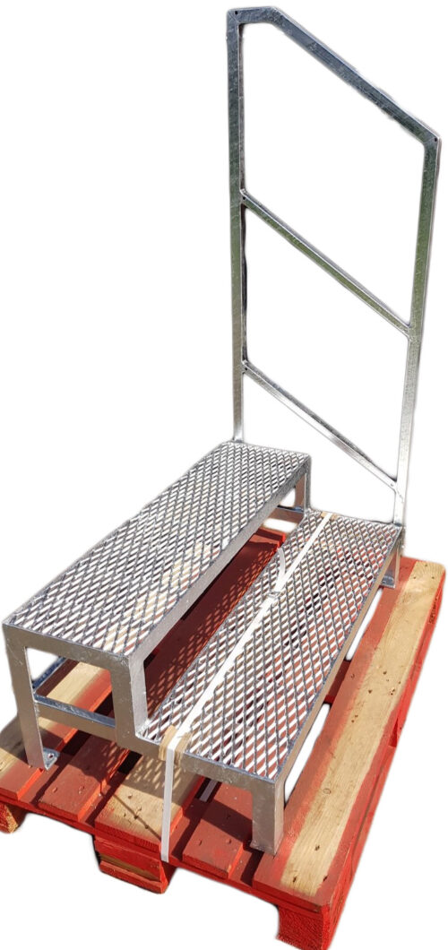 Stahltreppe Gartentreppe Industrietreppen Stahl verzinkt Rutschfest Außenbereich