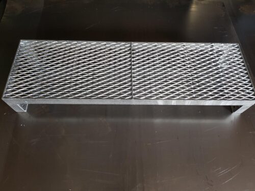 Stahltreppe 1 Stufen Freistehend