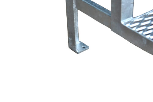 Treppenfuß Stahl verzinkt Außenbereich