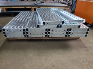 Treppenstufen Alu Riffelblech Rutschfest